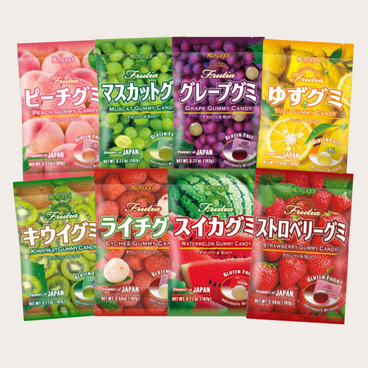 Japanese Fruit Flavored Gummies - Assorted Flavors